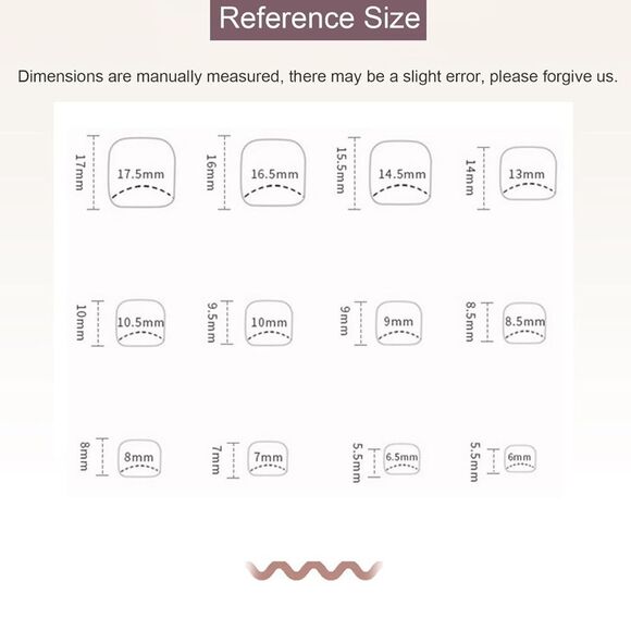 Handmade Pearl Pink Cat Eye Toenails Press-On Toenails Set - Picture 8 of 8